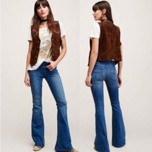 Free People Pull On Kick Flare Jeans